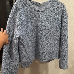 Lululemon Blue  sherpa top ptp 20’